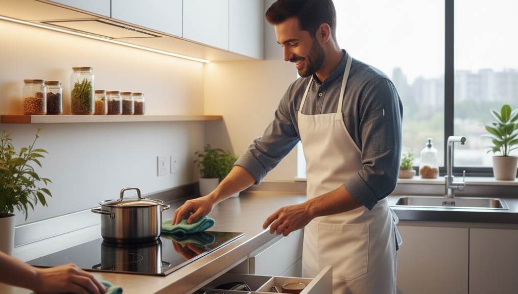 Bí Quyết 'Clean As You Go': Bếp Gọn Gàng Từ Chuyên Gia