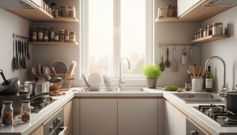 Bí Quyết Dọn Bếp Tối Giản Cho Người Bận Rộn (5 Bước)