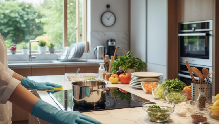 Bí quyết 'Dọn-Trong-Khi-Nấu': Bếp sạch bong kin kít!