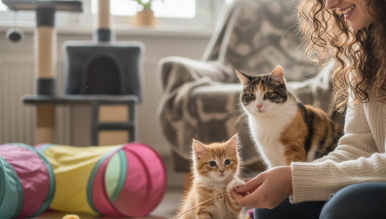 Các bước xã hội hóa mèo con để bé dạn dĩ và thân thiện hơn