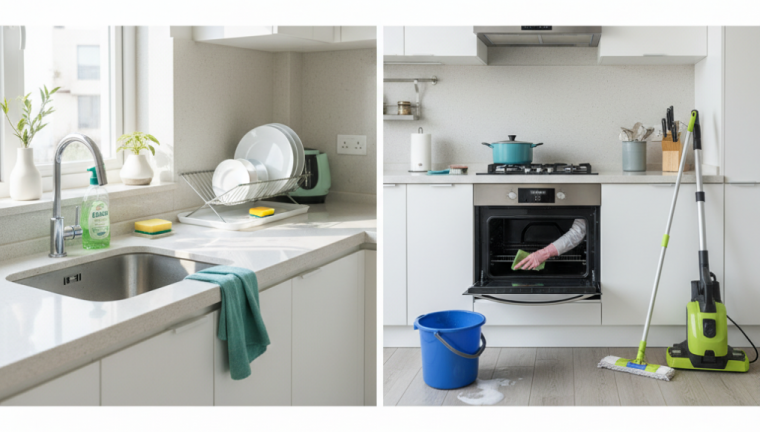 Dọn dẹp bếp thông minh: Lịch trình cho người bận rộn