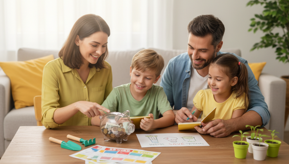 Làm sao để giáo dục con về giá trị của tiền bạc một cách lành mạnh?