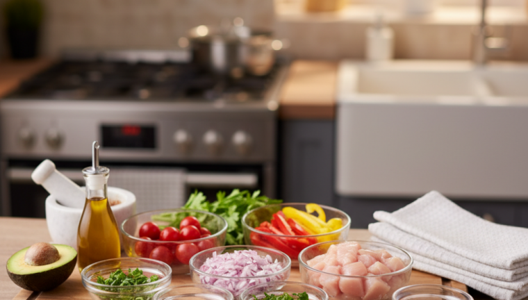 Mise en Place: Bí Quyết Bếp Gọn Gàng Cho Người Bận Rộn