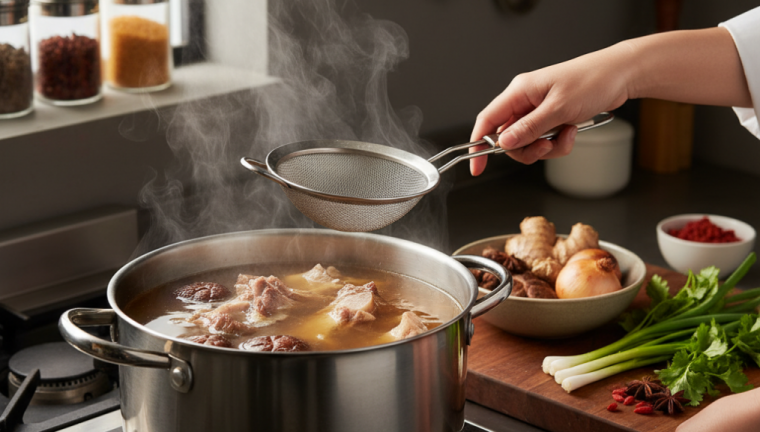 Nấu Nước Dùng Trong Veo, Đậm Đà: Bí Quyết Từ Bếp Trưởng