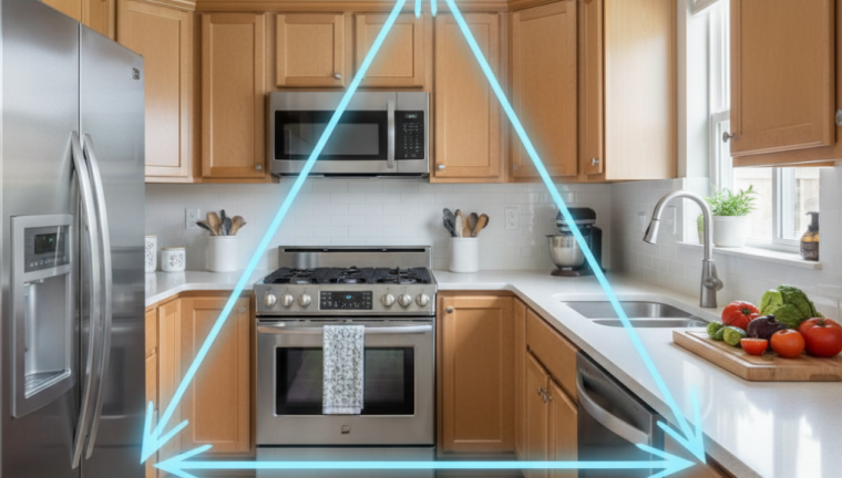 Tam Giác Làm Việc Trong Bếp: Tối Ưu A-Z Cho Người Bận Rộn