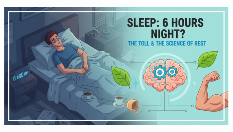 Tôi Từng Ngủ 6 Tiếng/Đêm: Câu Chuyện & Lời Khuyên Khoa Học