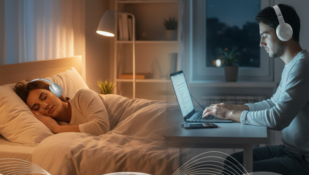 Hướng dẫn A-Z: Dùng tiếng ồn trắng & nâu để ngủ sâu giấc, tăng gấp đôi hiệu suất làm việc