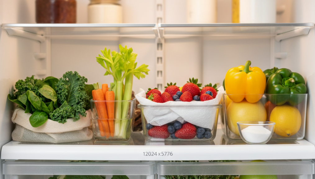 Mẹo giữ rau củ & trái cây tươi lâu gấp đôi trong tủ lạnh (hướng dẫn A-Z)