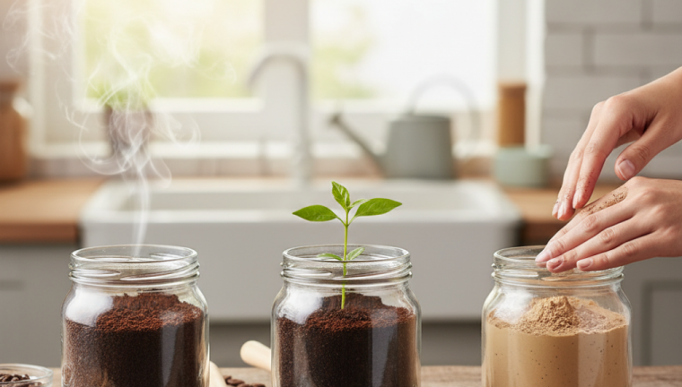 Mẹo tái sử dụng bã cà phê: khử mùi, bón cây & tẩy da chết