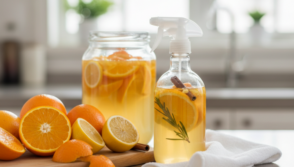 Mẹo tự chế nước tẩy rửa đa năng từ vỏ cam, chanh: Sạch bóng nhà cửa, an toàn tuyệt đối