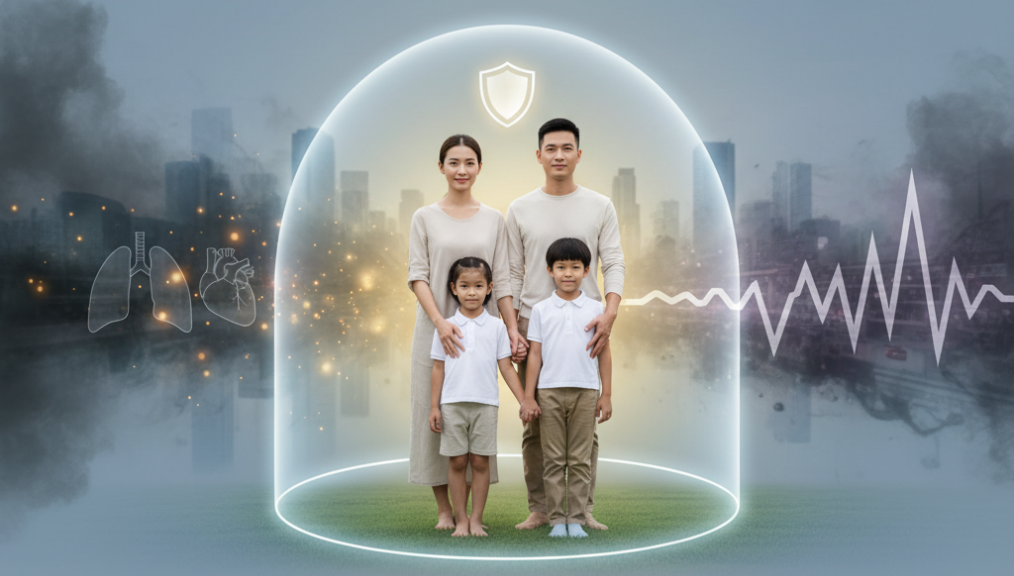 Ô nhiễm không khí & tiếng ồn: Bảo vệ sức khỏe gia đình toàn diện